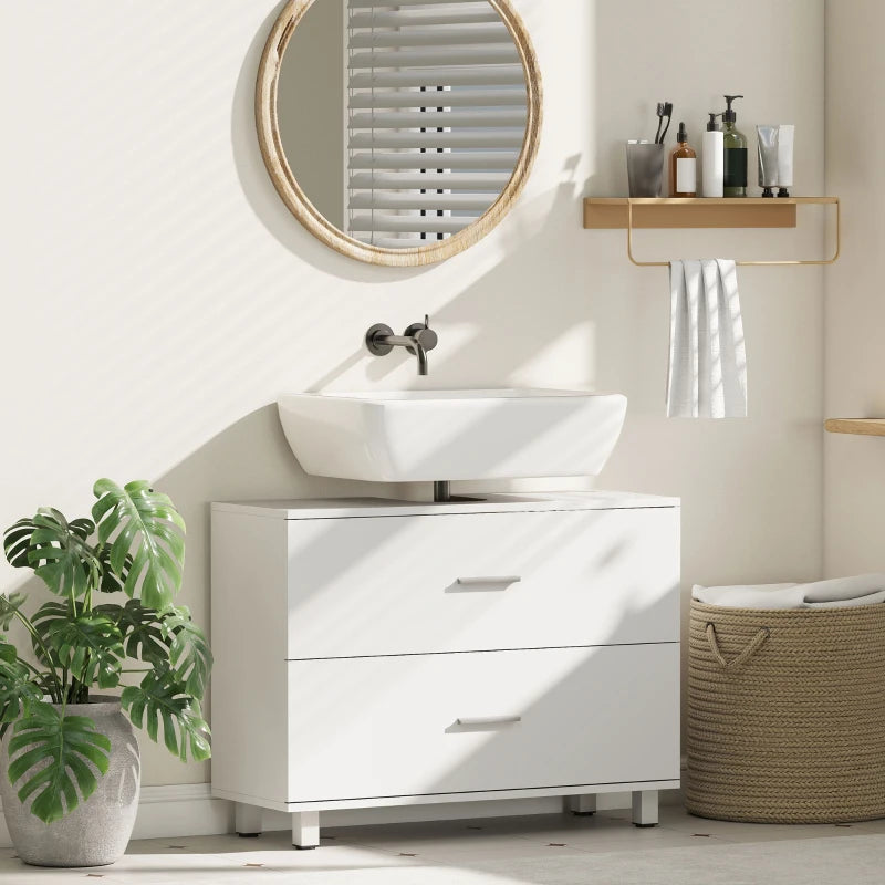 Mueble bajo lavabo Vesta instalado en un baño moderno
