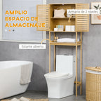 Armario de 2 puertas de lamas del mueble de bambú Melgar