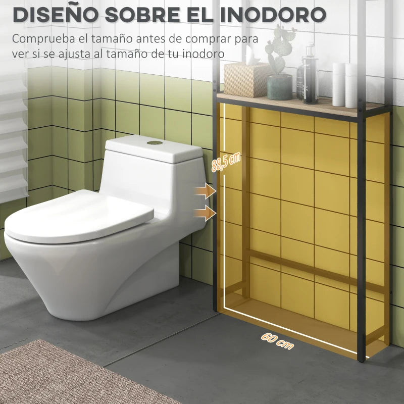 Hueco inferior sobre la cisterna compatible con la mayoría de inodoros
