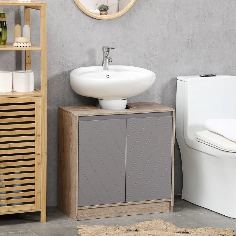 Mueble Thornewick bajo un lavabo en un baño moderno
