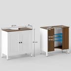 Diagrama de medidas del mueble bajo lavabo Torgny en centímetros