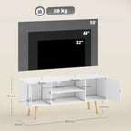 Diagrama con las medidas del mueble de TV de 120x34x50 cm