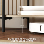 Patas de acero robustas del mueble de TV de estilo bohemio