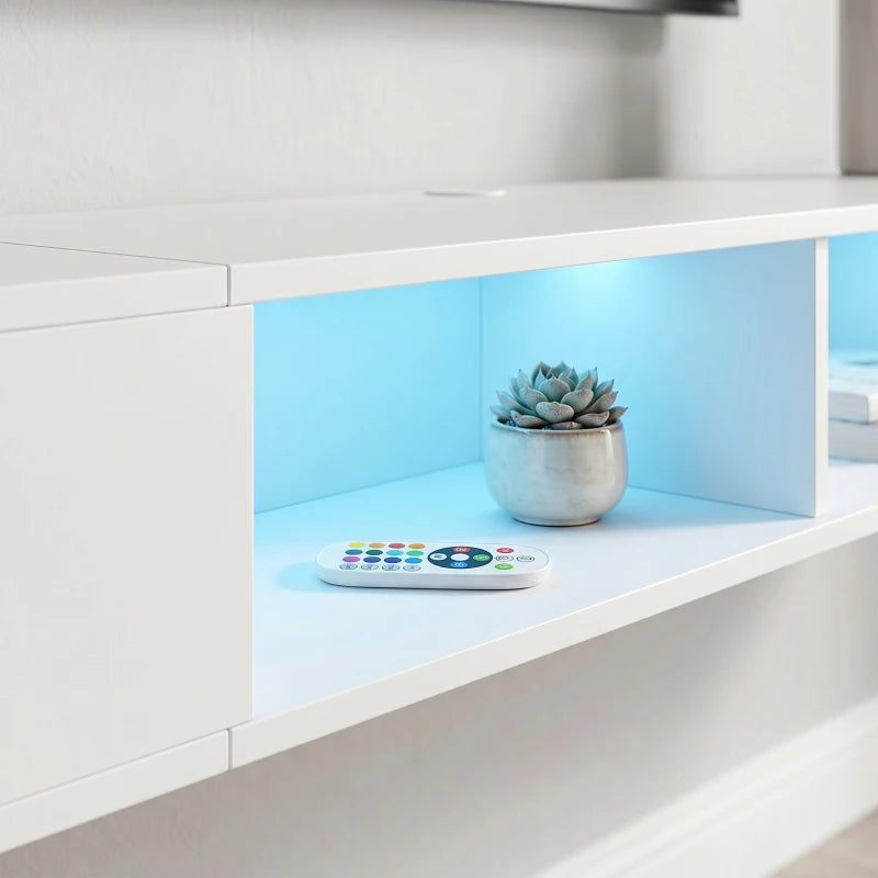 Mando a distancia para controlar los colores de las luces LED del mueble