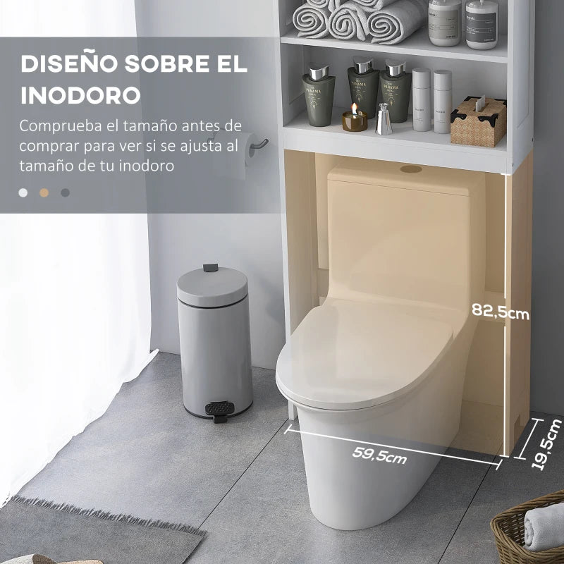 Mueble Urueña aprovechando el hueco sobre la cisterna del inodoro