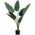 Palma Garrulona artificial de 120 cm con maceta