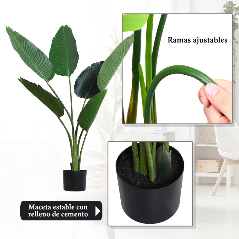 Maceta con base de cemento y musgo de la Palma Garrulona
