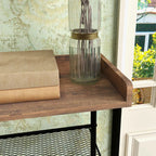 Estante superior del perchero Brooklyn con objetos decorativos