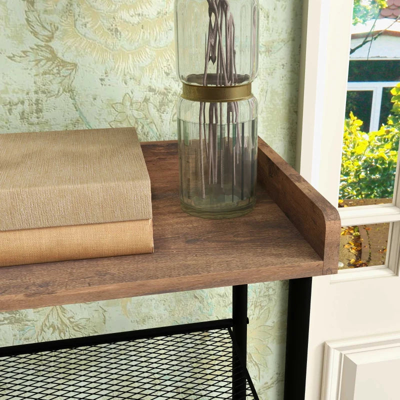 Estante superior del perchero Brooklyn con objetos decorativos