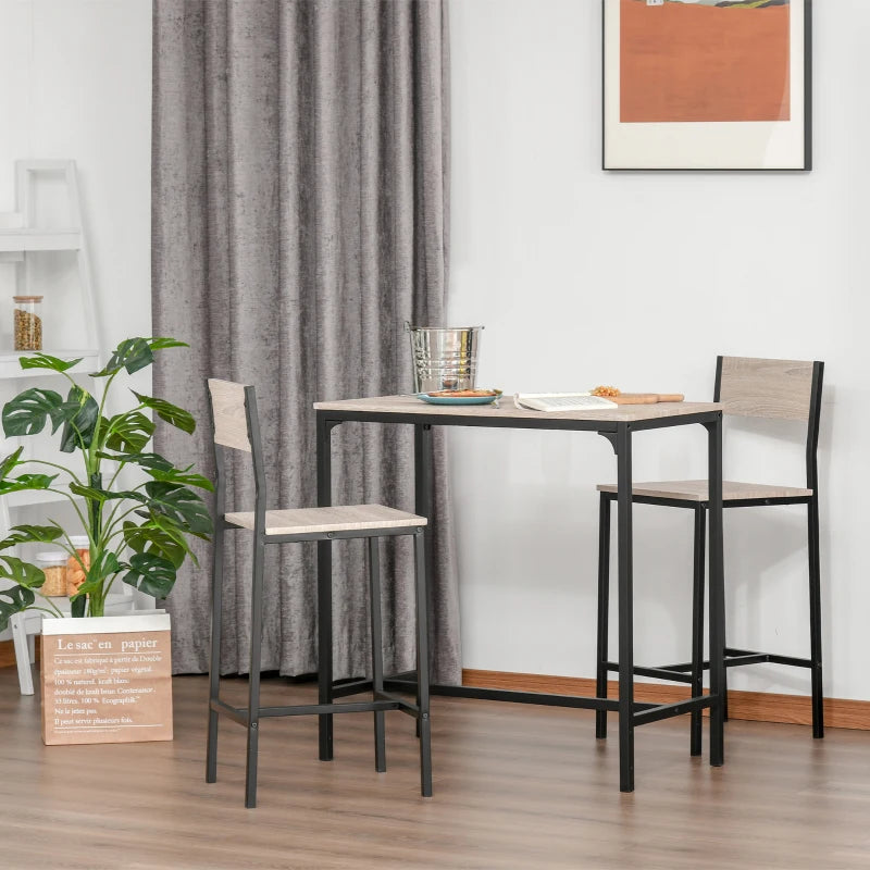 Set Malmö colocado en una cocina pequeña de estilo moderno