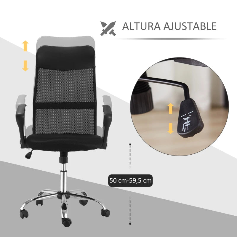 Altura ajustable mediante pistón de gas de la silla giratoria
