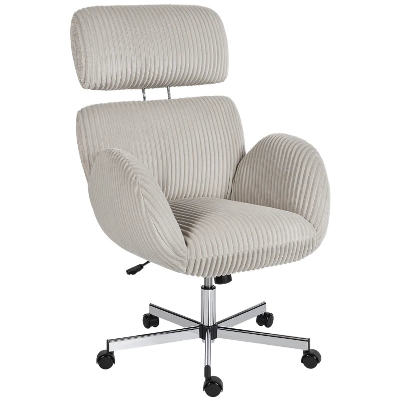 Silla de oficina Trier de respaldo alto en gris en un despacho moderno