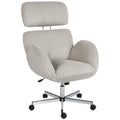Silla de oficina Trier de respaldo alto en gris en un despacho moderno