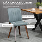 Detalle del asiento acolchado tapizado en cuero sintético gris