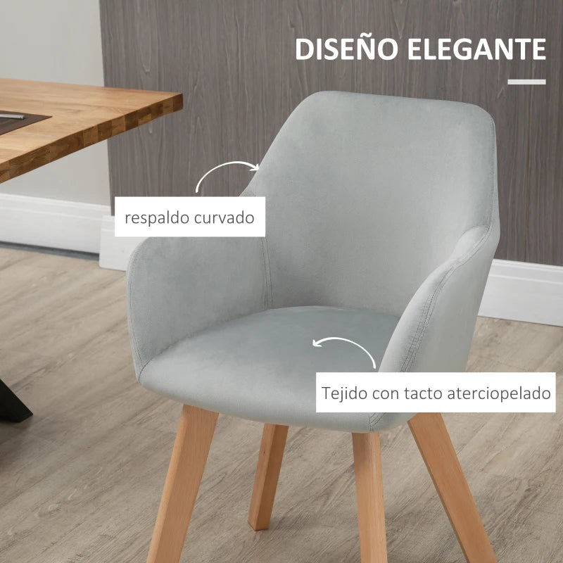 Vista lateral de la silla de comedor Reinhardt que muestra la curvatura del respaldo