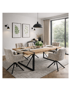 Sillones giratorios Órbita alrededor de una mesa de comedor