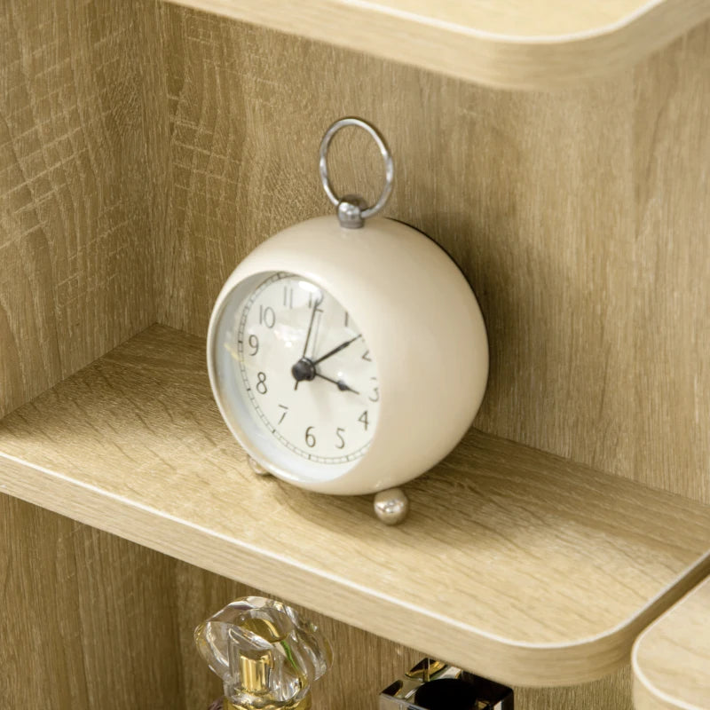 Detalle del acabado en melamina con veta de madera natural