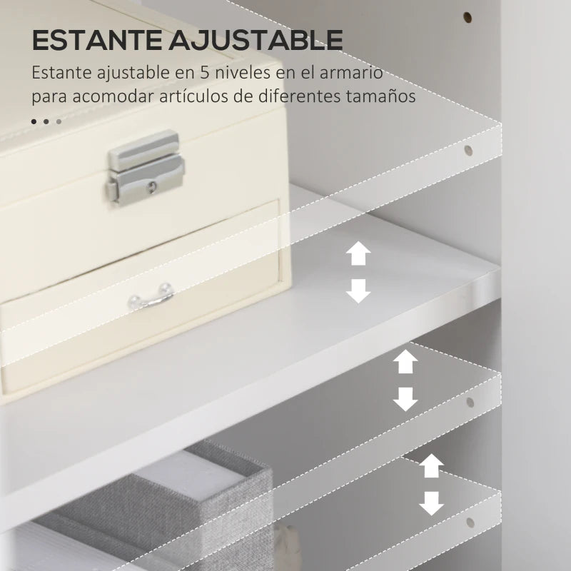 Estante interior ajustable en altura de la vitrina Aalborg