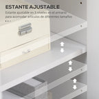 Estante interior ajustable en altura de la vitrina Aalborg
