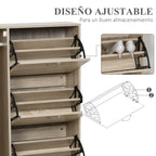 Estante divisor ajustable en el interior del zapatero Bruselas