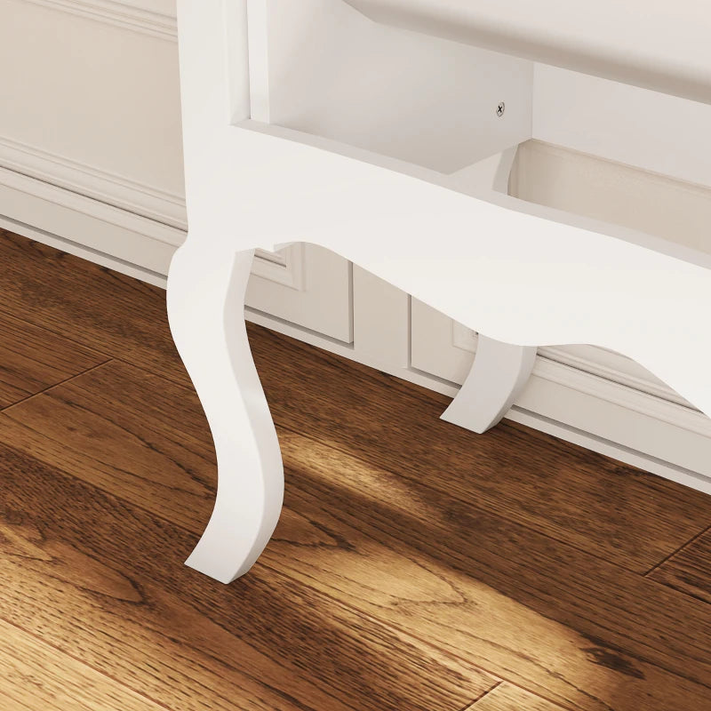 Detalle de las patas curvas tipo cabriolé