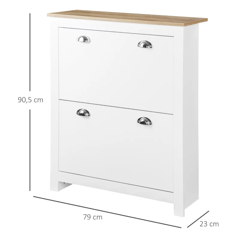 Medidas del zapatero Nordvik de 79x23x90,5 cm