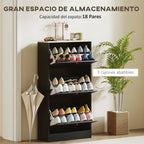 Zapatero Ravelle con capacidad para 18 pares
